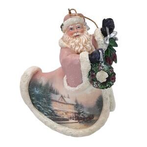 Thomas Kinkade Old World Santas Christmas Ornament Celebrations of Joy 2004